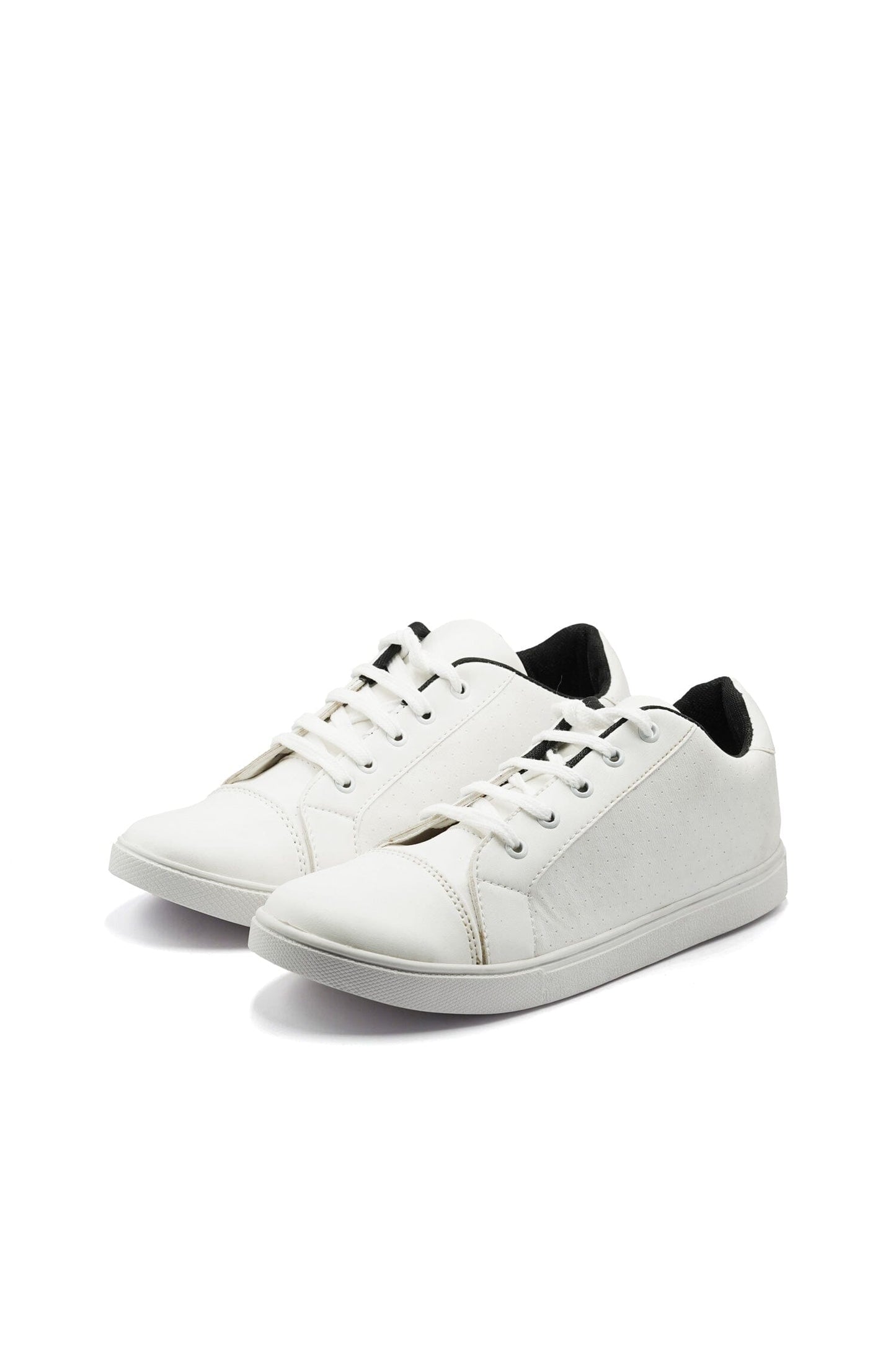 Men's Fashion Mariental Faux Leather Sneaker Shoes Men's Shoes Hamza Traders (Sale Basis) White EUR 39 