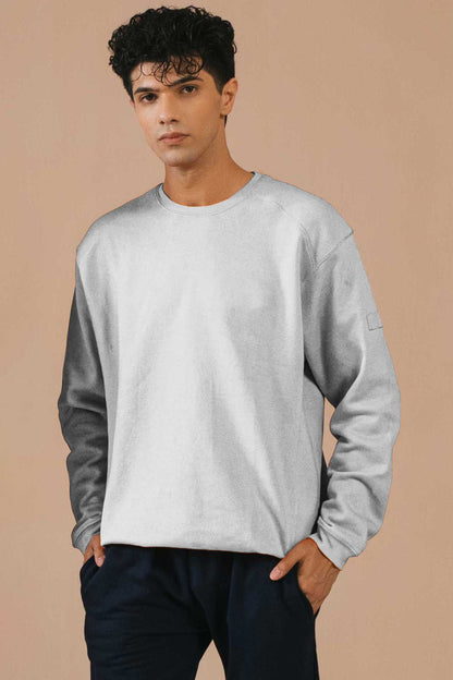 Cut Label Men's Drop-Tail Fleece Sweatshirt Men's Sweat Shirt Fiza International Co. 