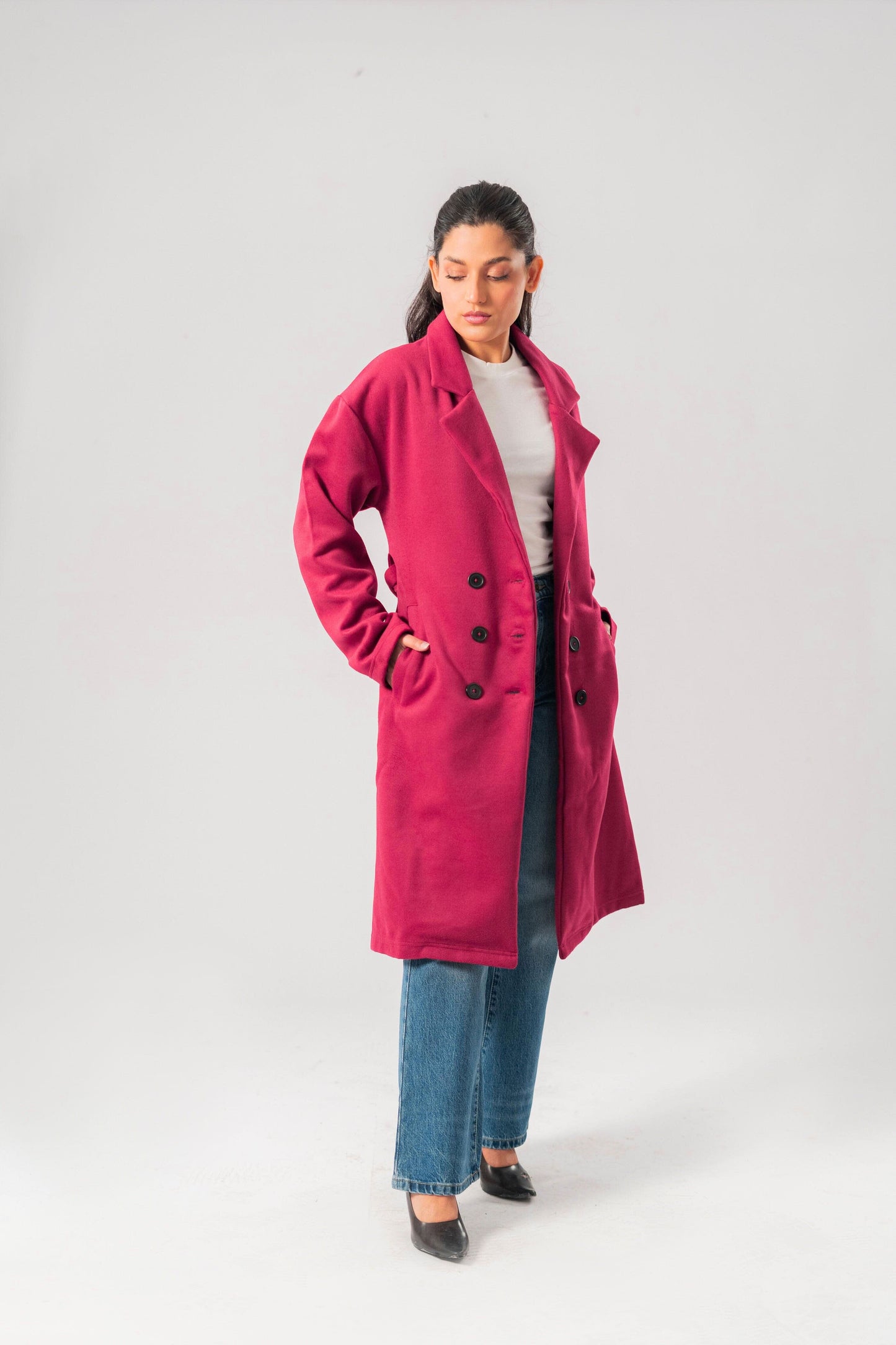 East West Women's Barisa Long Coat Women's Jacket East West 