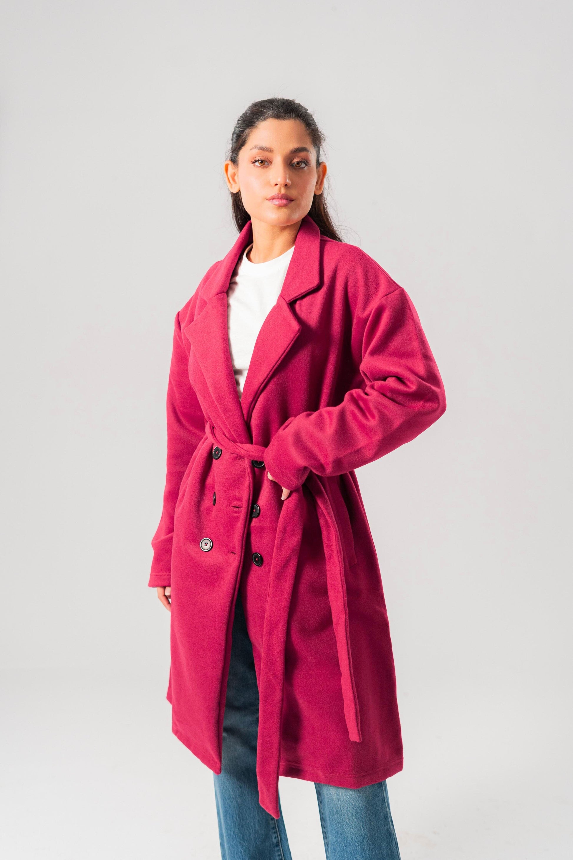 East West Women's Barisa Long Coat Women's Jacket East West 