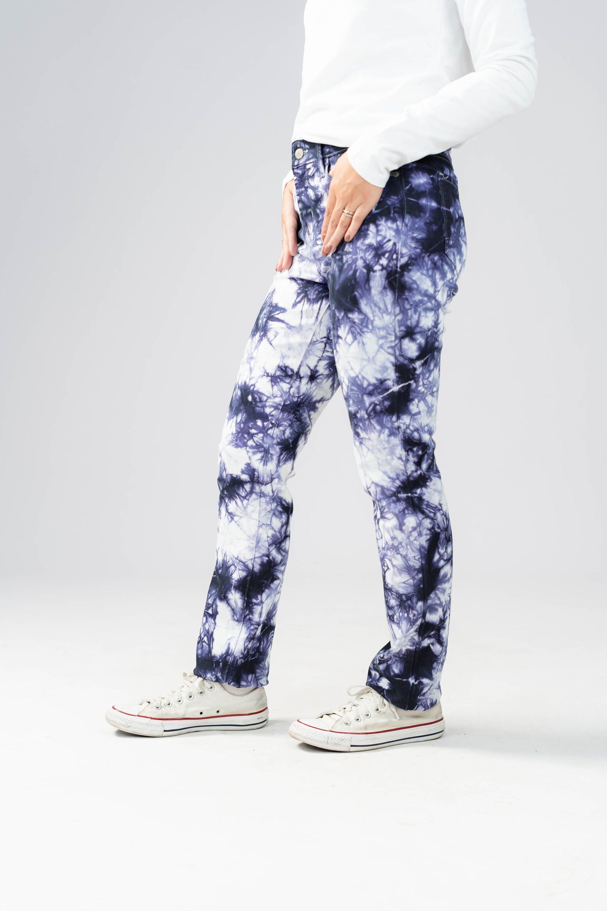 GAP Women's Tie & Dye Straight Fit Denim Women's Denim SNR 