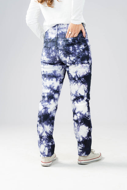 GAP Women's Tie & Dye Straight Fit Denim Women's Denim SNR 