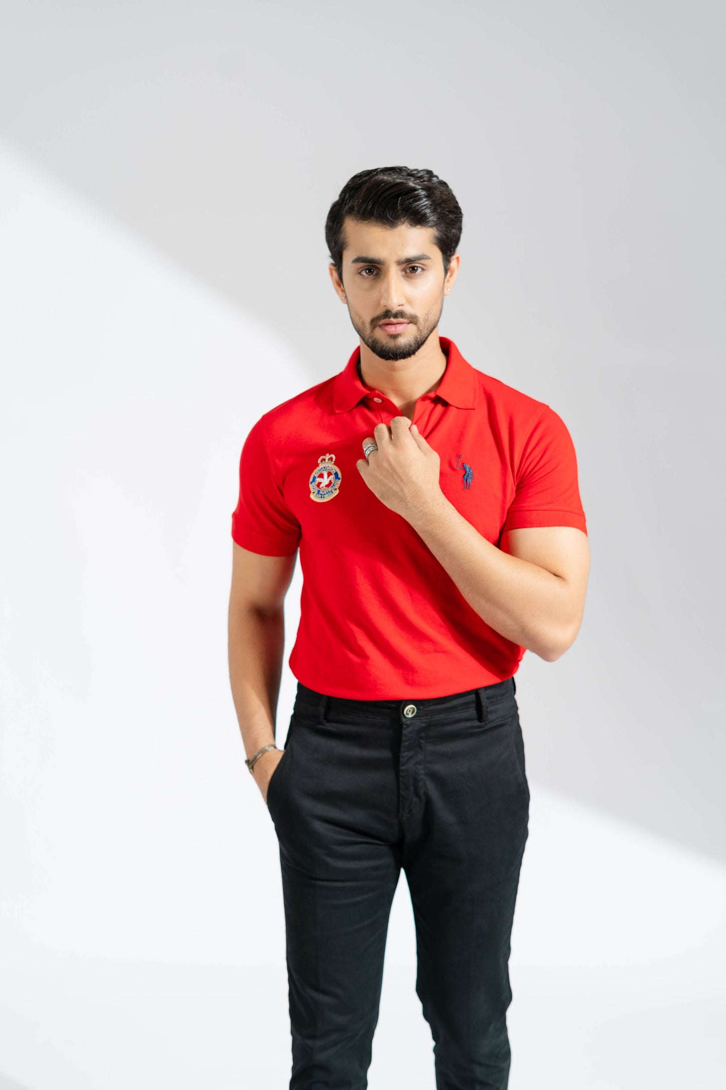 Polo Republica Men's Signature Pony & Squadron Embroidered Short Sleeve Polo Shirt Men's Polo Shirt Polo Republica 