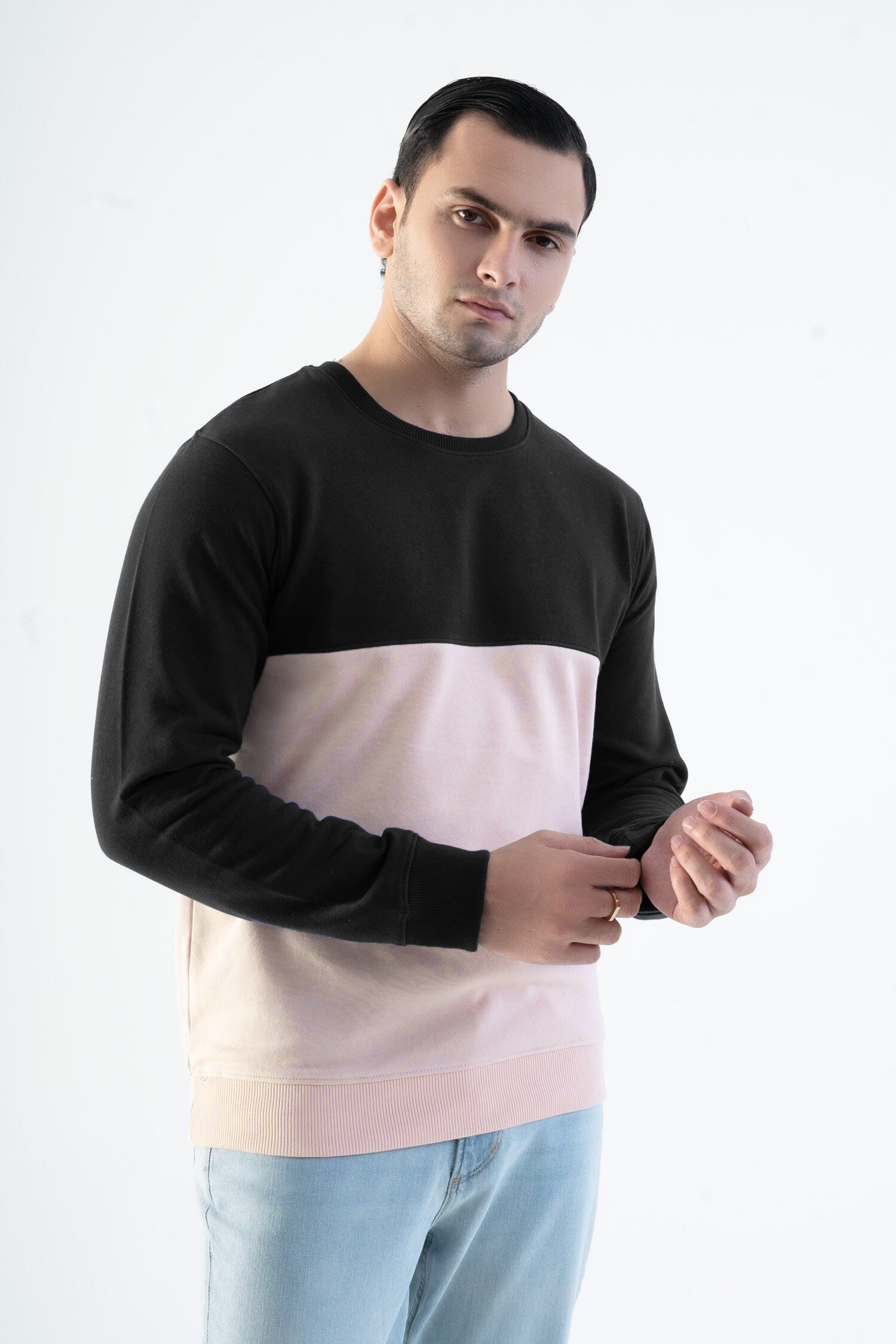 Magnet Hills Men's Colorblock Fleece Sweat Shirt Men's Sweat Shirt Yasir Bin Asad 