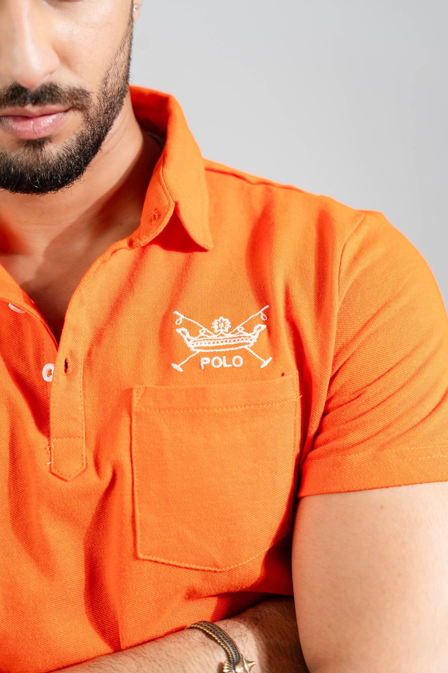 Polo Republica Men's Crown Polo & 8 Embroidered Pocket Polo Shirt Men's Polo Shirt Polo Republica 