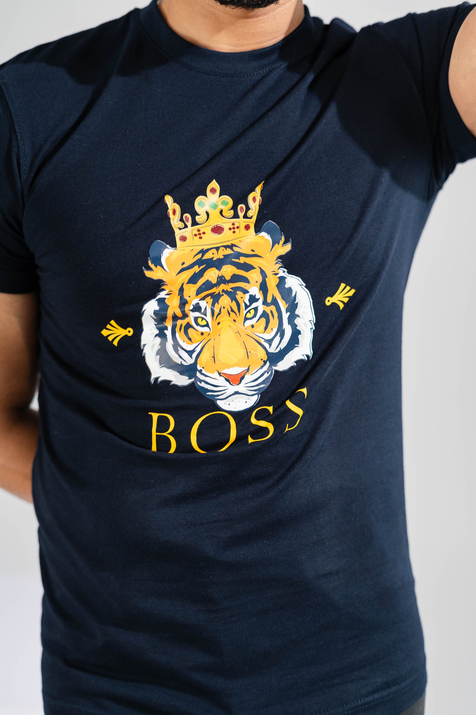 Polo Republica Men's Boss Printed Crew Neck Tee Shirt Men's Tee Shirt Polo Republica 