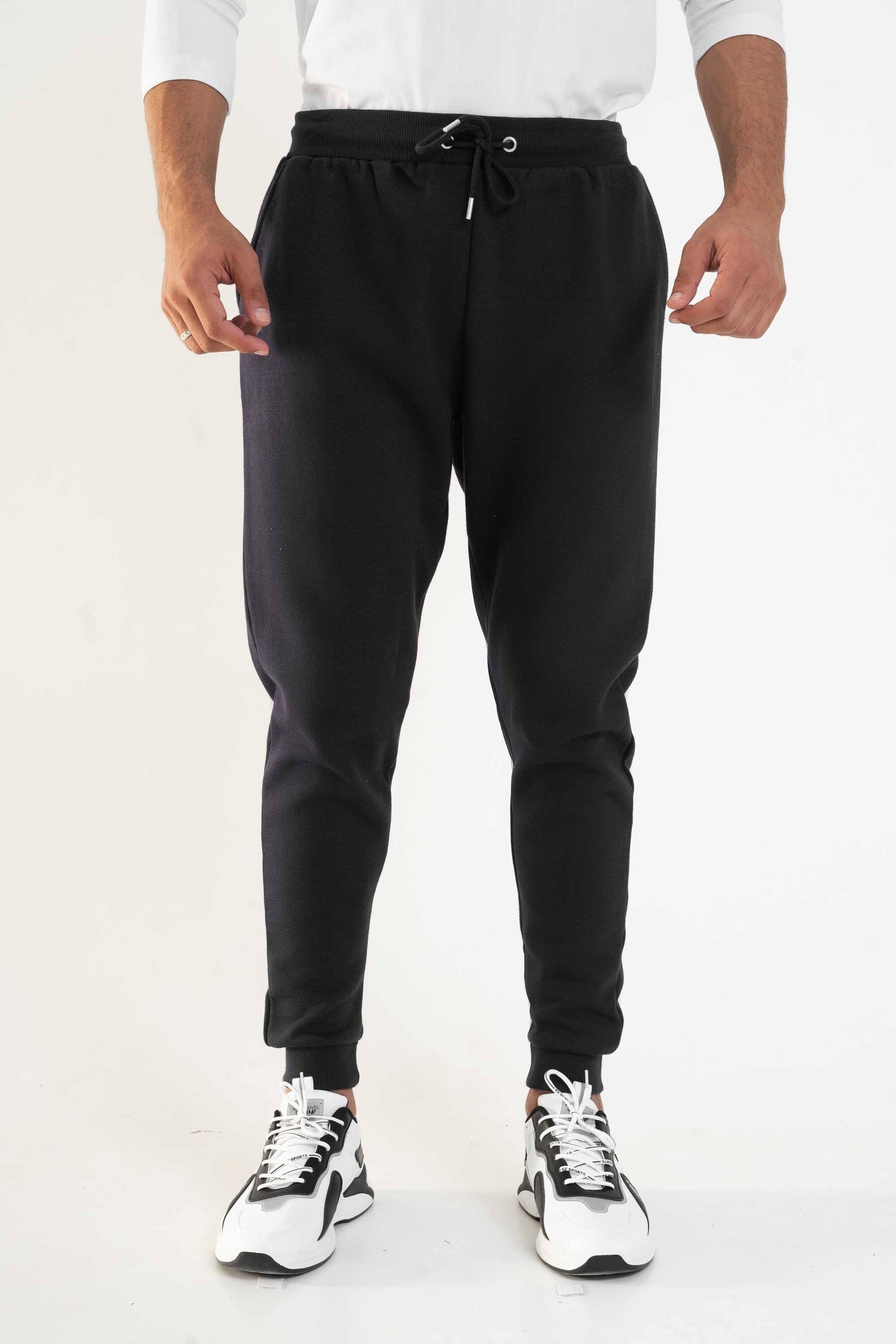 BHM Men's Preston Fleece Jogger Pants Men's Jogger Pants Fiza International Co. Black XS 