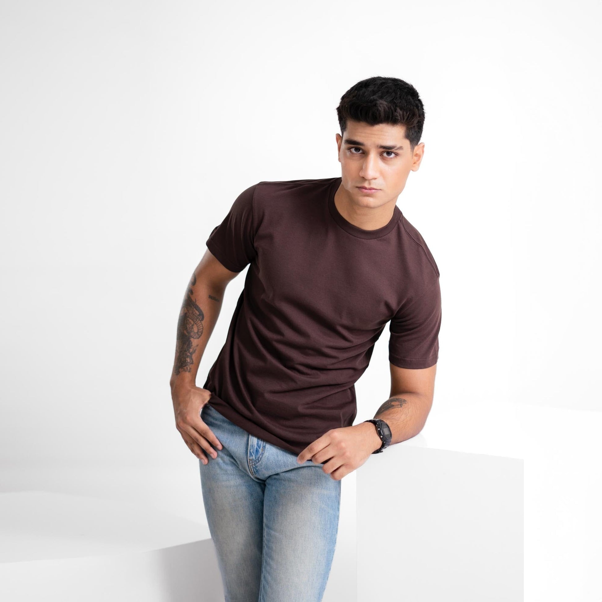 Loops Link Men's Classic Tee Shirt Men's Tee Shirt SZK 