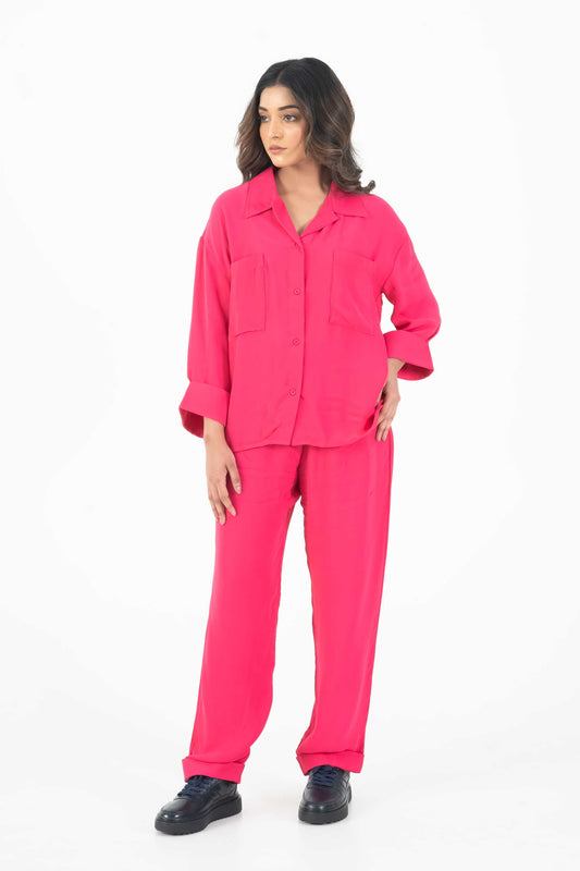 East West Women's Co-Ord Set Women's Co Ord Set East West Magenta S 