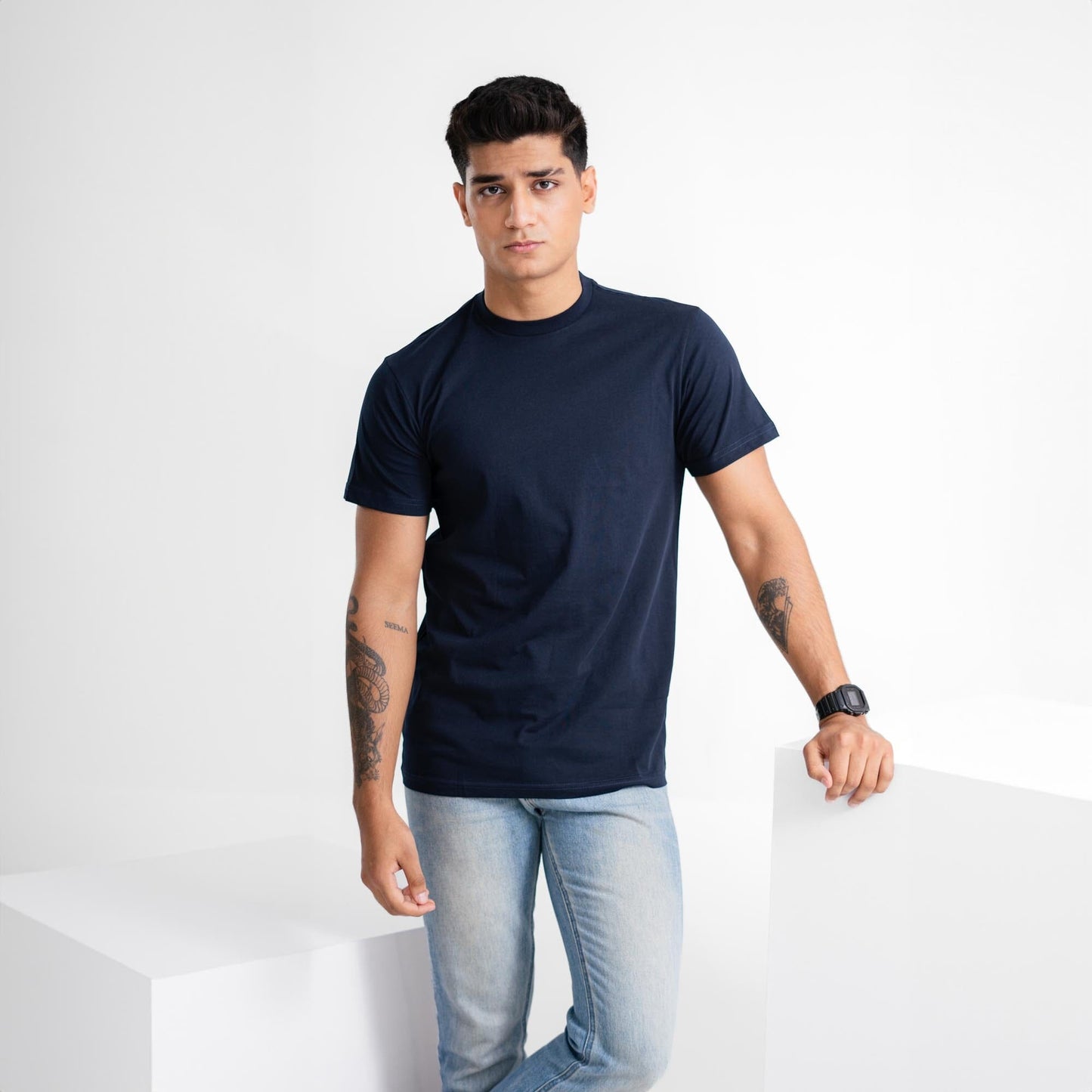 Loops Link Men's Classic Tee Shirt Men's Tee Shirt SZK 