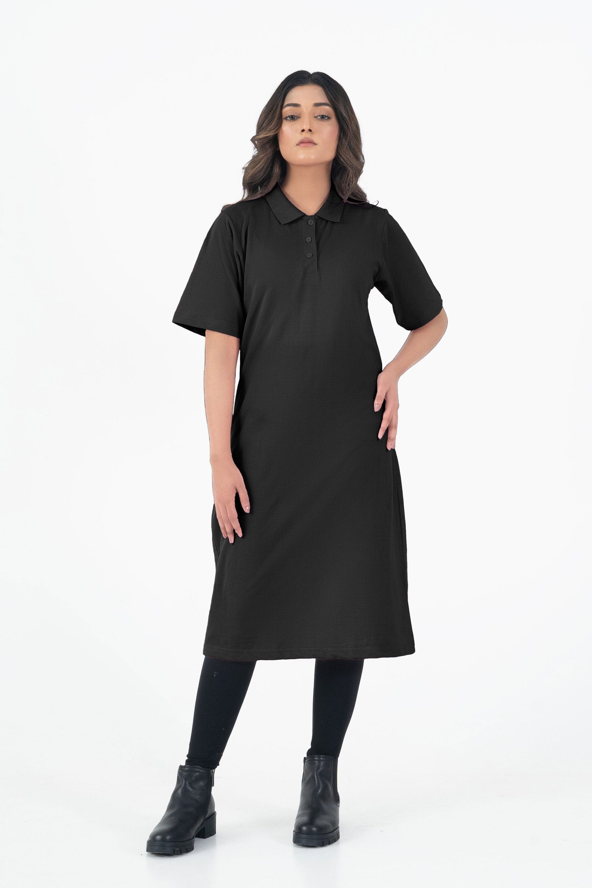 East West Women's Minor Fault Midi Polo Dress Minor Fault East West 