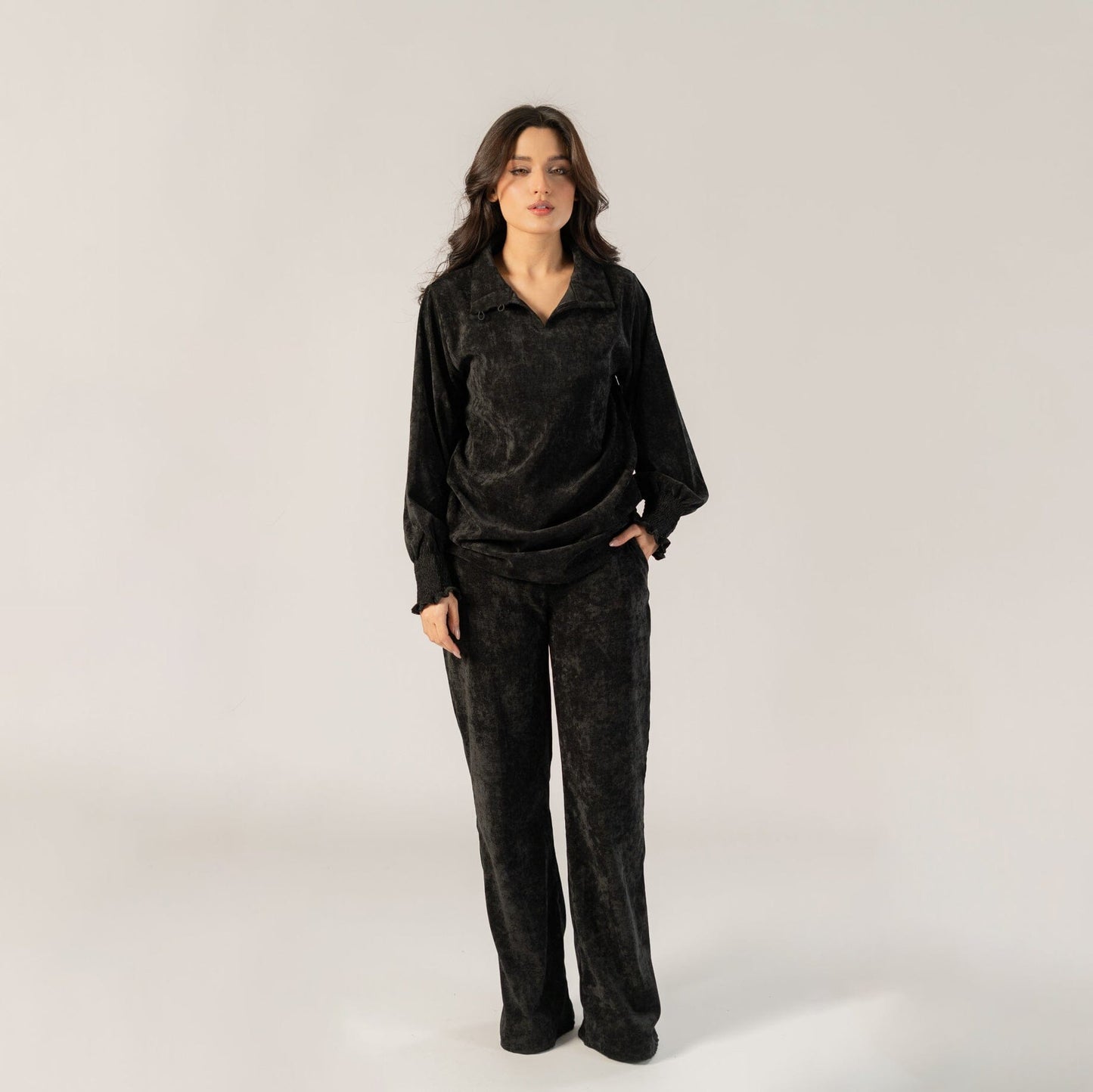 East West Women's Corduroy Co-Ord Set Women's Co Ord Set East West Black S 