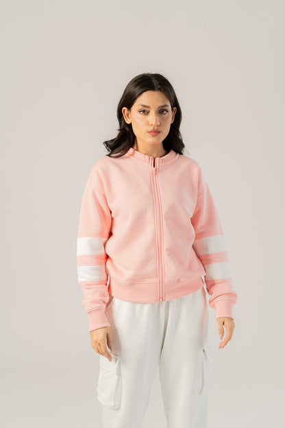 East West Women's Fleece Zipper Jacket Women's Sweat Shirt East West 