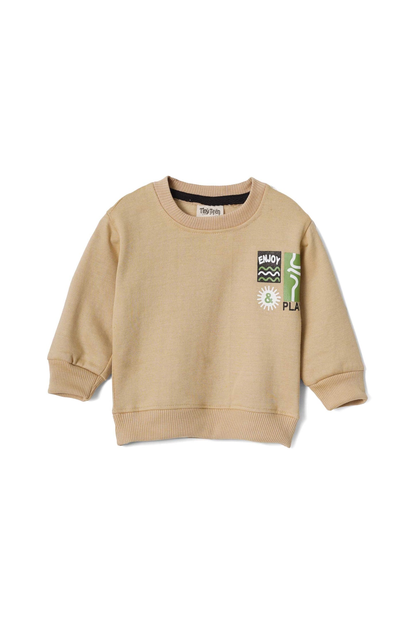 Tiny Teen Kid's Enjoy & Play Printed Sweat Shirt Kid's Sweat Shirt Salman Rahim Skin 6-9 Months 