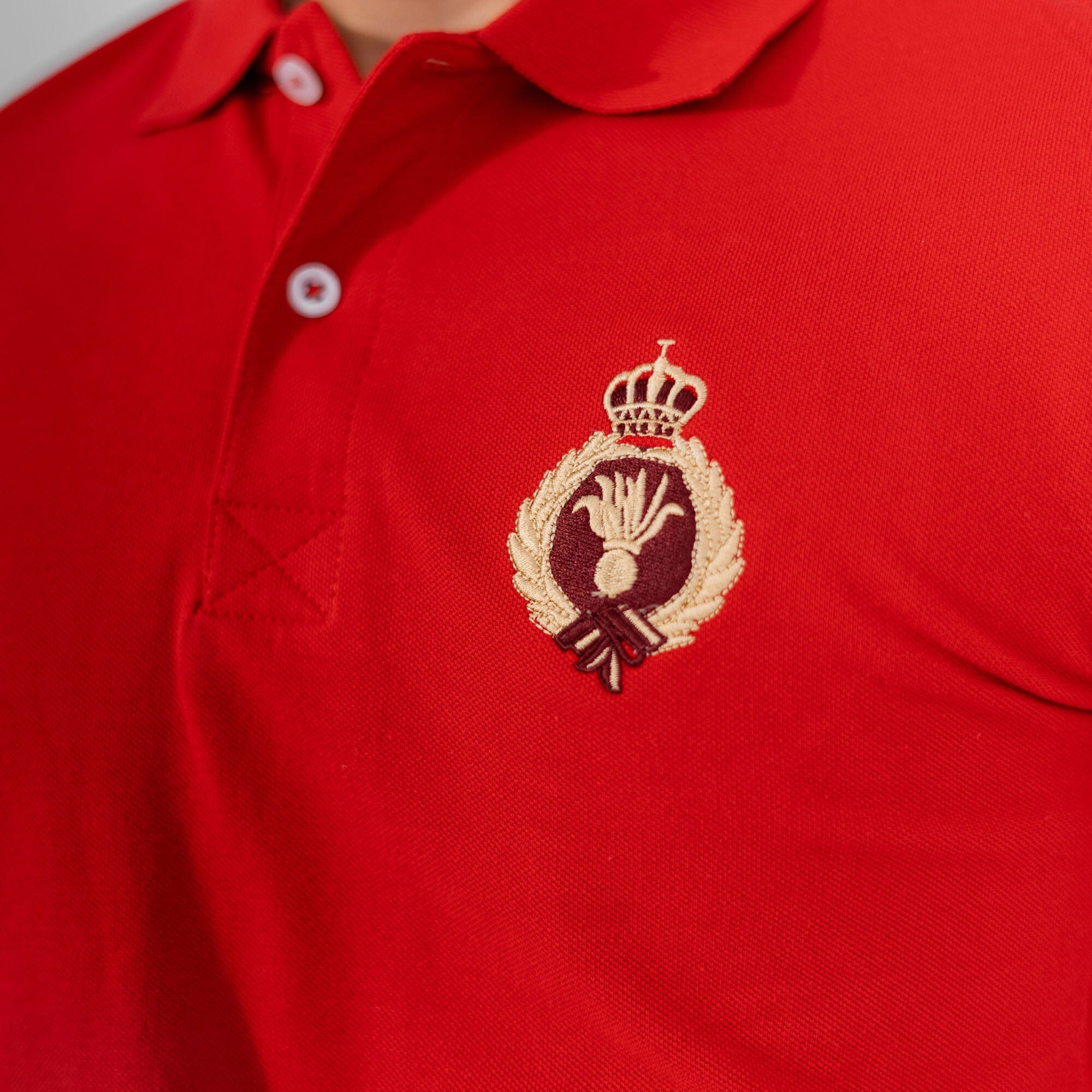 Polo Republica Men s Crown Crest 5 Embroidered Short Sleeve Polo Shi