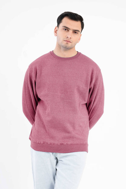 RW Men's Long Sleeve Crew Neck Fleece Minor Fault Sweat Shirt Minor Fault Salman Rahim 