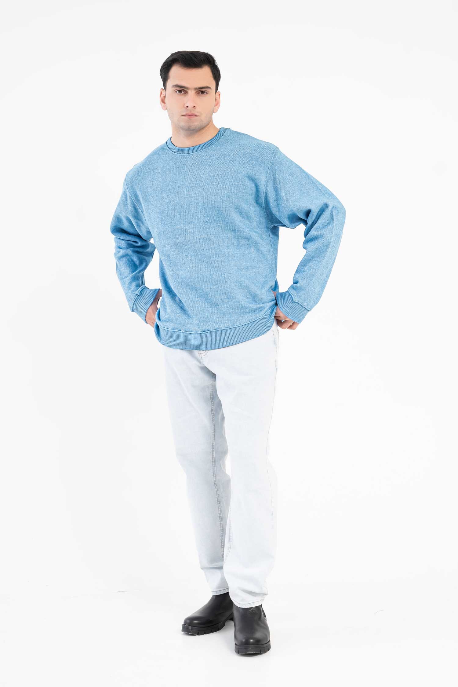 Riverwear Men's Drop-Shoulder Fleece Minor Fault Sweat Shirt Minor Fault Salman Rahim 