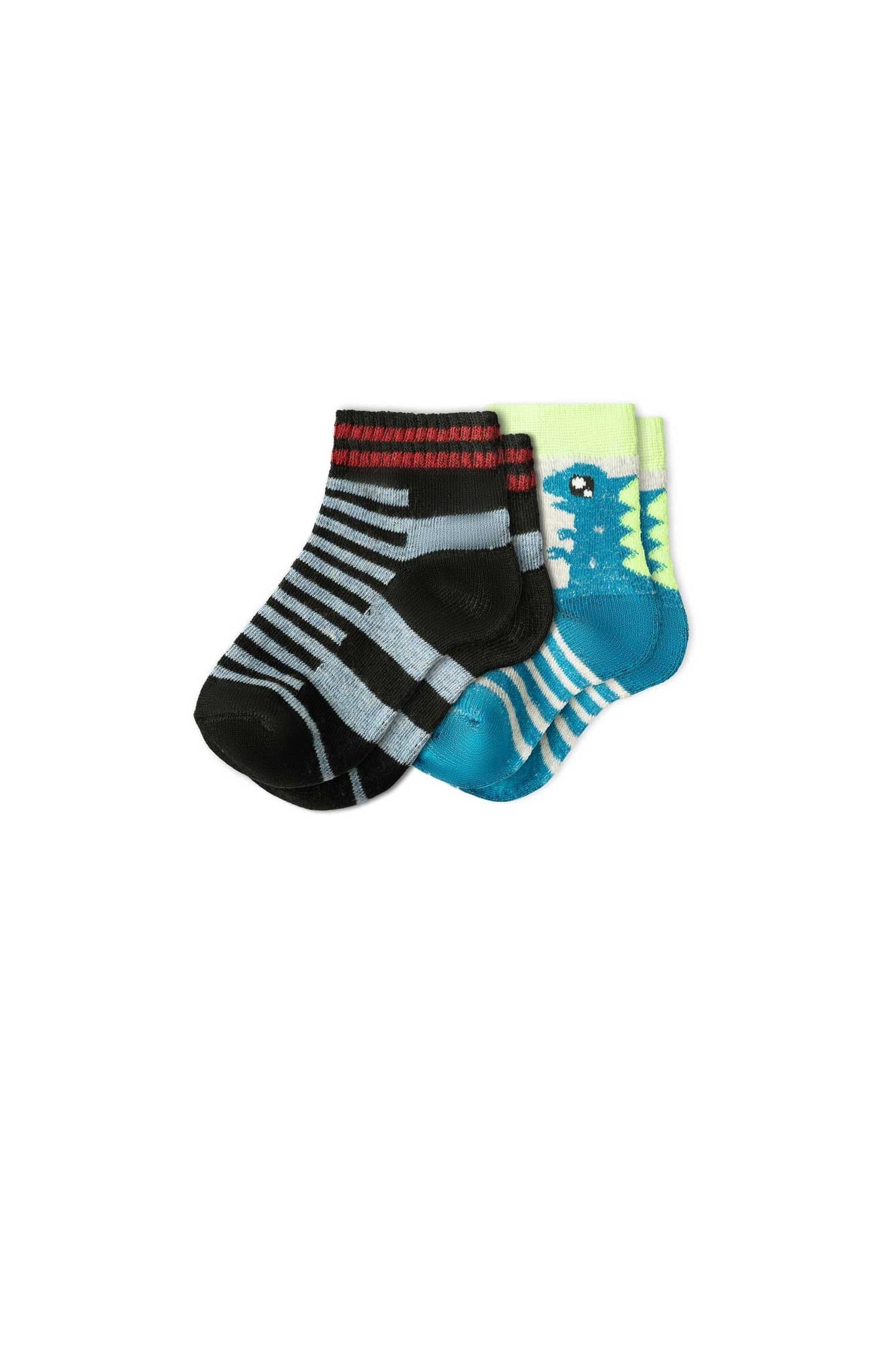 Kid's Premium Crew Socks - Pack Of 2 Socks Karim Hoisery ( Rehman knitting Industry ) D1 12-18 Months 