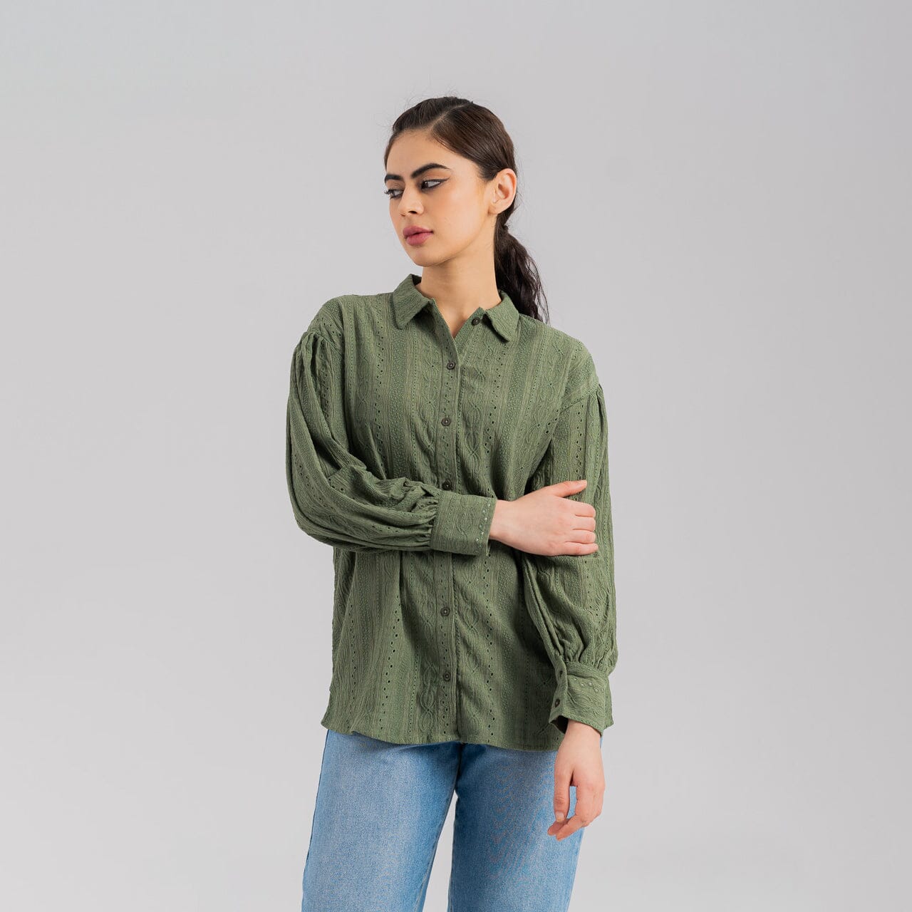 East West Women's Button Down Casual Top – elo