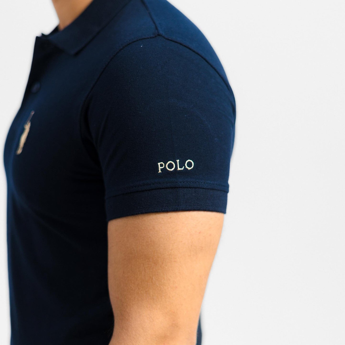 Polo Republica Men's Signature Pony & PRC Crest 3 Embroidered Short Sleeve Polo Shirt Men's Polo Shirt Polo Republica 