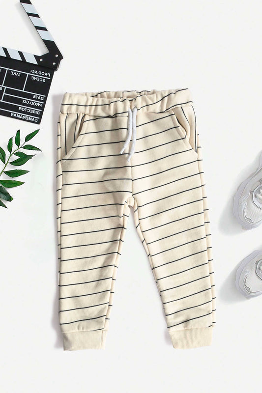 Lefties Kid's Striped Design Premium Jogger Pants Kid's Trousers SNR 