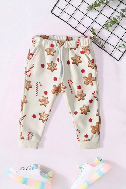 Lefties Kid's Stars Printed Fleece Minor Fault Jogger Pants Kid's Trousers SNR 