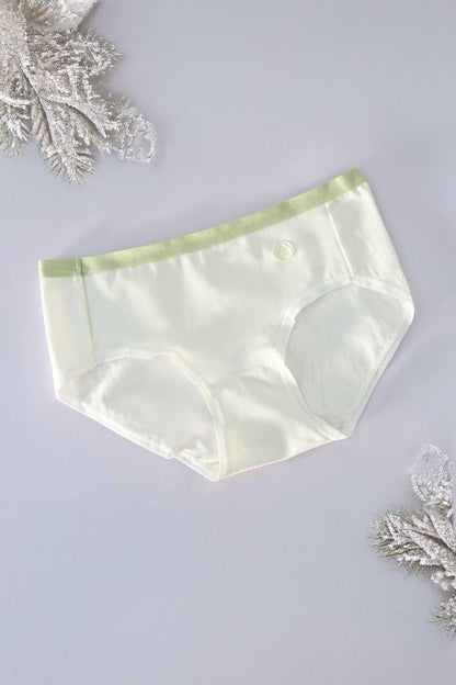 Rise Women's Leak Protection Underwear Pantie Women's Panties Cash Purchase Kamran Mushtaq Off White M 