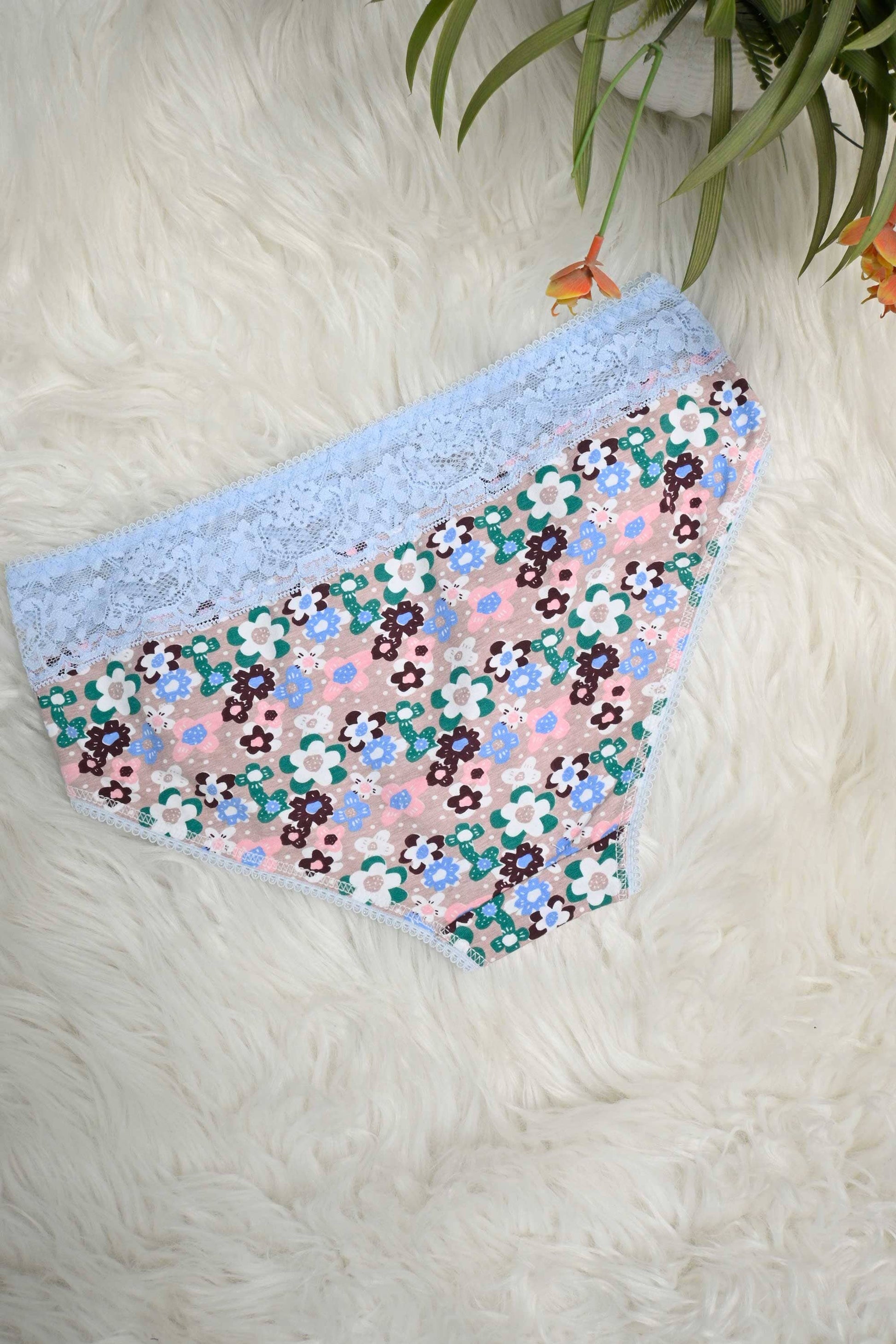 Intimate Women's Floral Printed Highwaist Underwear Women's Underwear Cash Purchase Kamran Mushtaq 