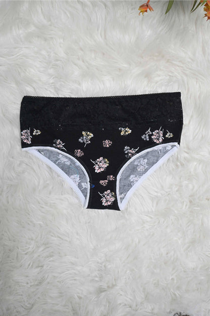 Intimate Women's Floral Printed Highwaist Underwear Women's Underwear Cash Purchase Kamran Mushtaq D11 30-34 