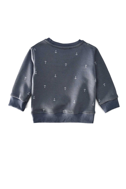 Baby Club Kid's Anchor Printed Fleece Sweat Shirt Kid's Sweat Shirt Salman Rahim 