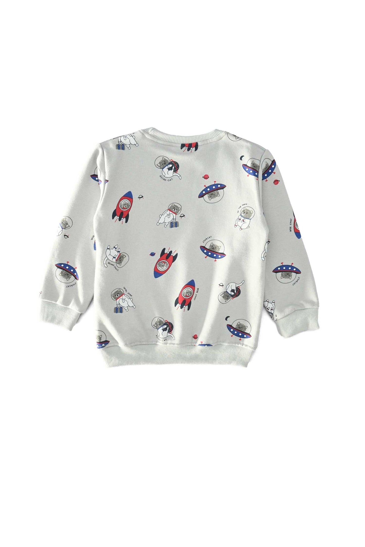 Baby Club Kid's Space Travel Printed Fleece Sweat Shirt Kid's Sweat Shirt Salman Rahim 