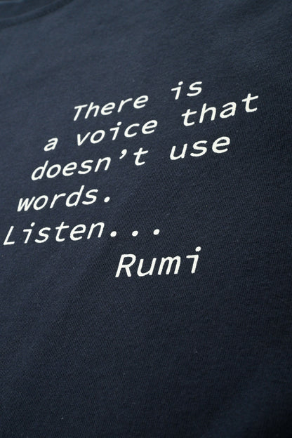 Polo Republica Men's Rumi Quote Printed Crew Neck Minor Fault Tee Shirt