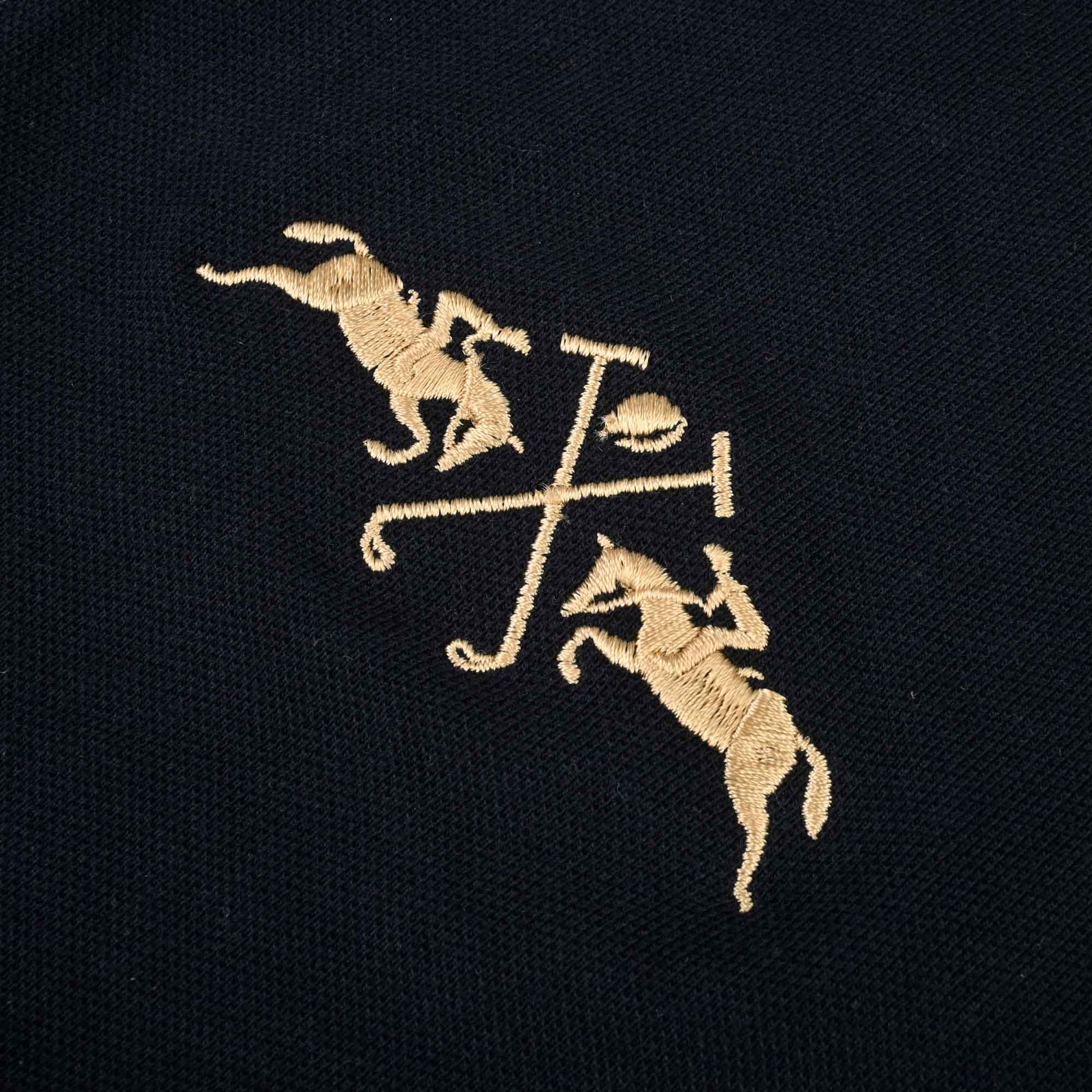 Polo Republica Men's Double Horse & 8 Embroidered Short Sleeve Polo Shirt