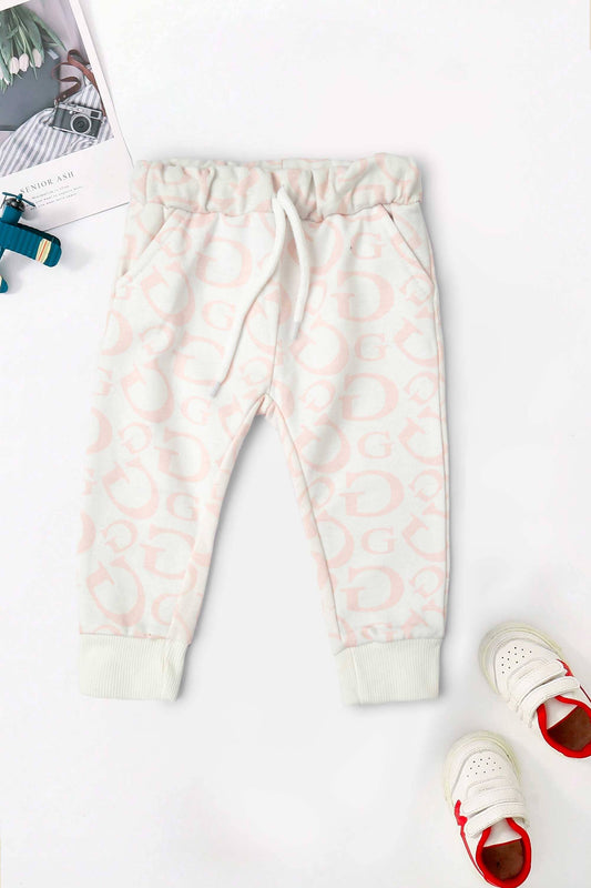 Lefties Kid's G Printed Fleece Jogger Pants Kid's Trousers SNR 