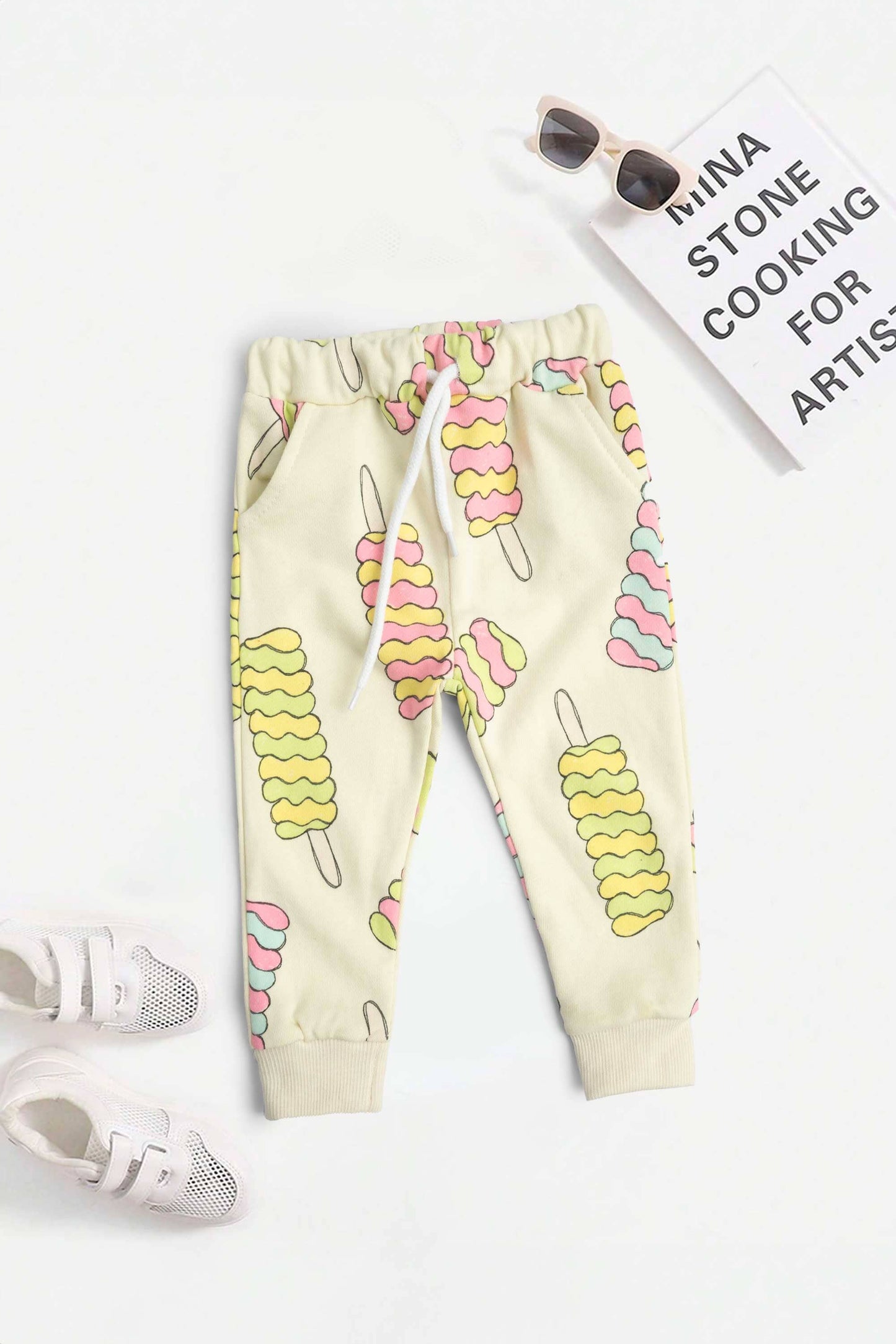 Lefties Kid's Kemer Printed Terry Jogger Pants Kid's Trousers SNR 