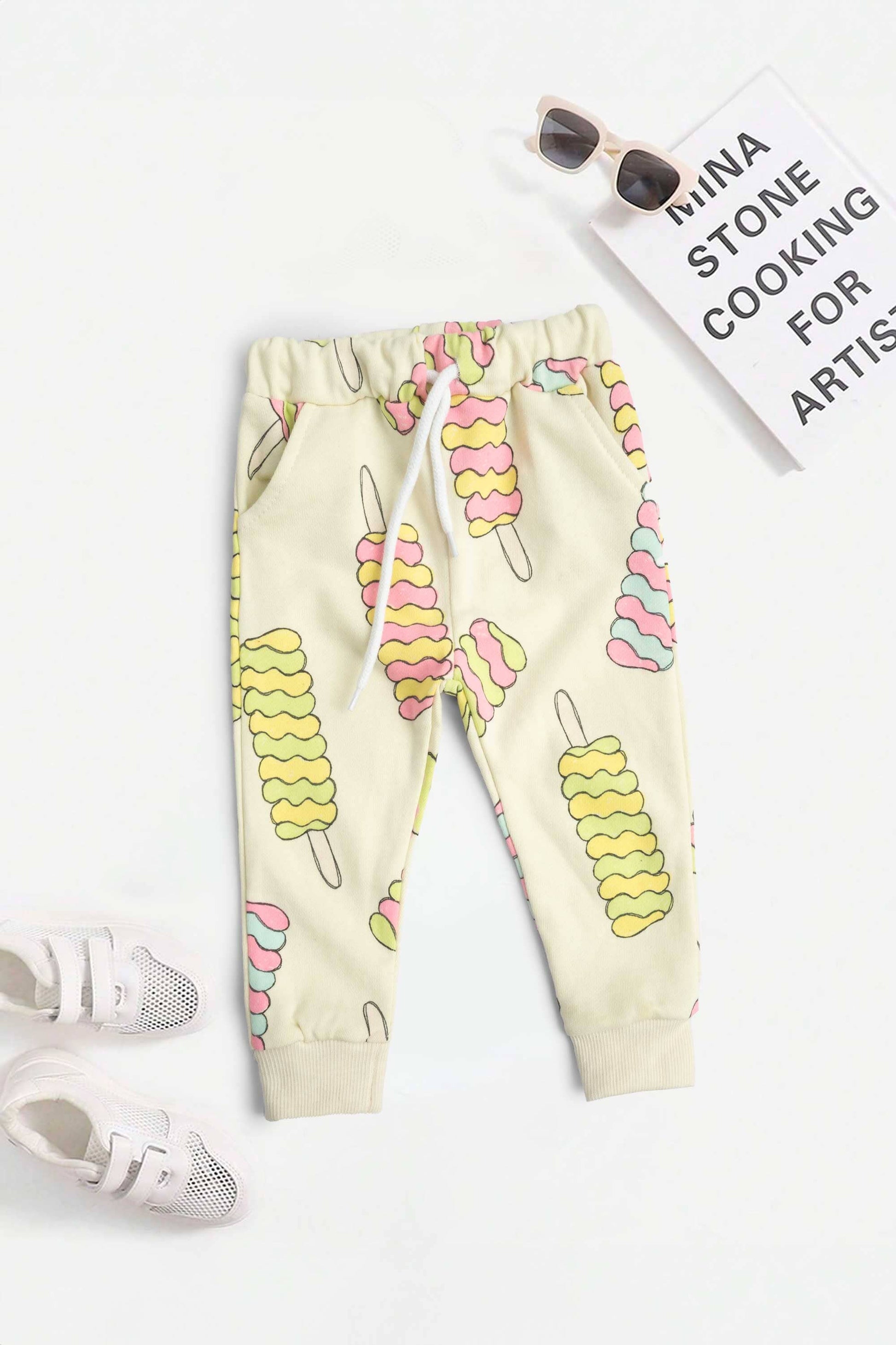 Lefties Kid's Kemer Printed Terry Jogger Pants Kid's Trousers SNR 