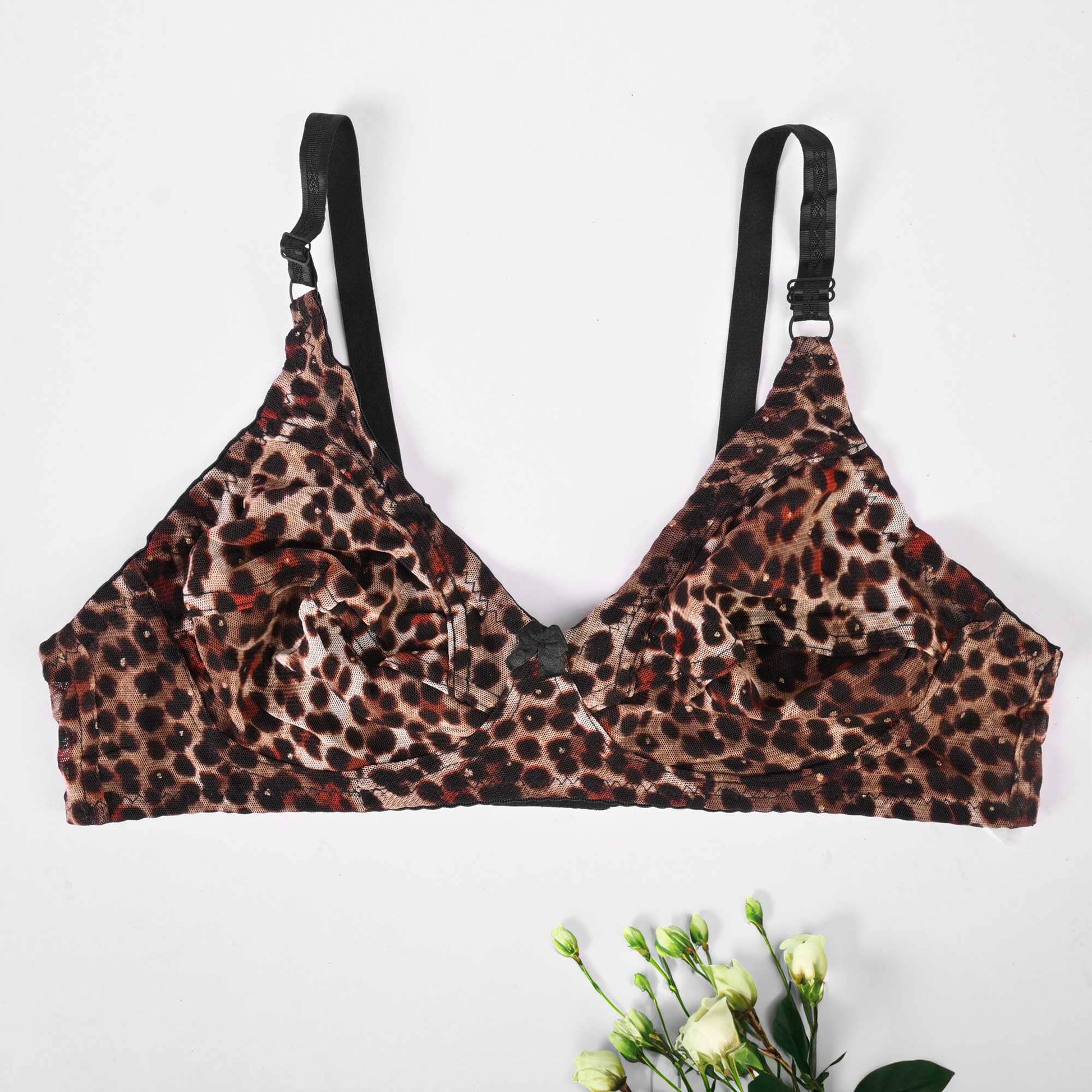 Women's Classic Floral & Lace Design Padded Bra