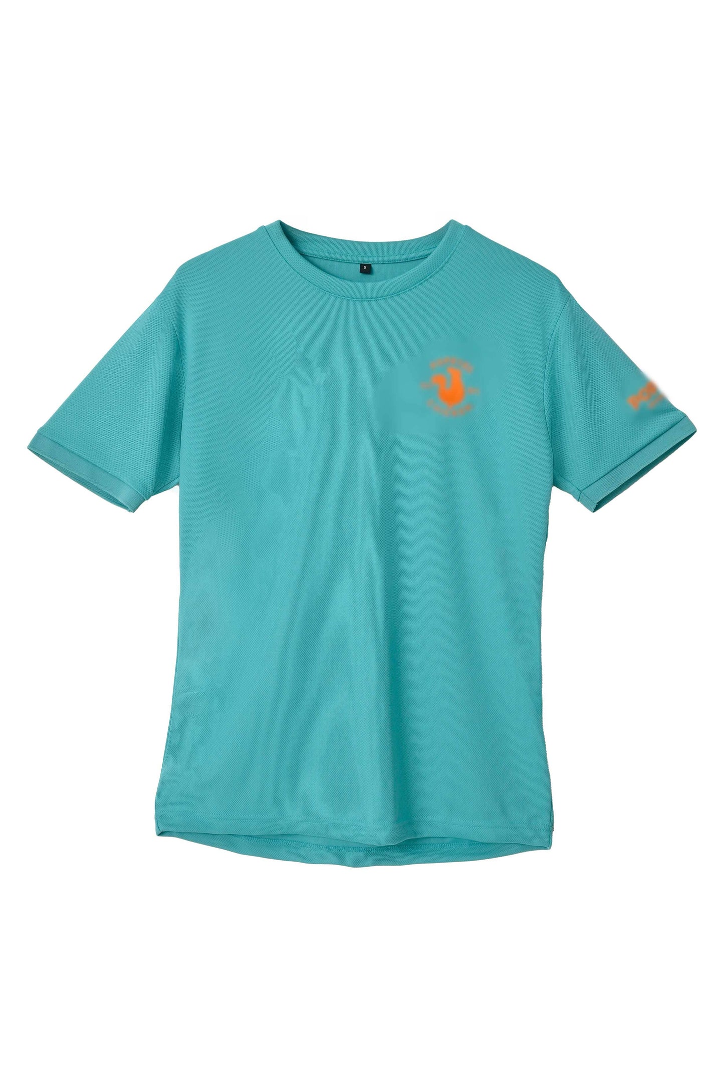 Men's Embroiderd Mesh Minor Fault Tee Shirt Minor Fault Image Garments (Pvt.) Ltd. Turquoise S 