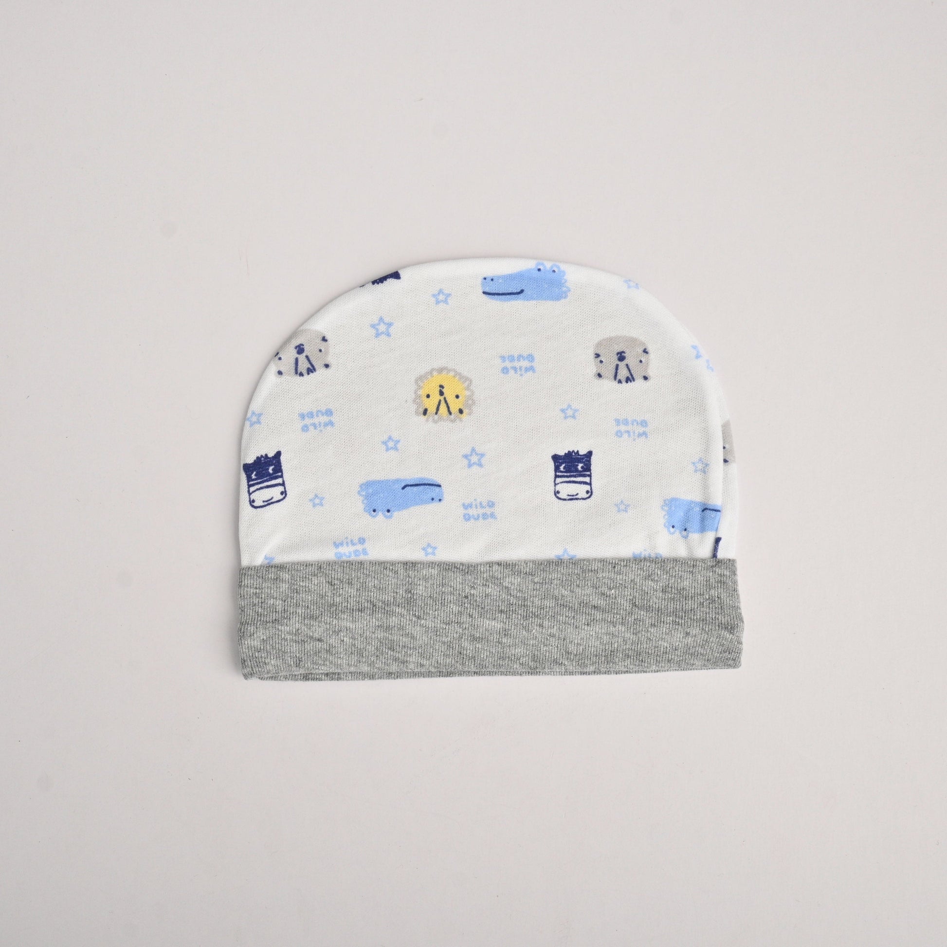 Kid's Printed Classic New Born Cap Headwear RAM D8 