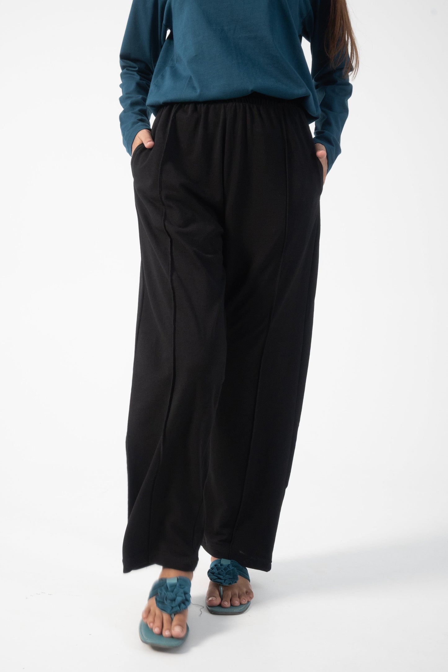 EAST WEST Women's Pintuck Trousers Women's Trousers East West 