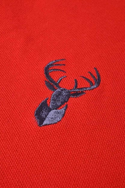 Polo Republica Men's Deer & Crest Embroidered Short Sleeve Polo Shirt Men's Polo Shirt Polo Republica 