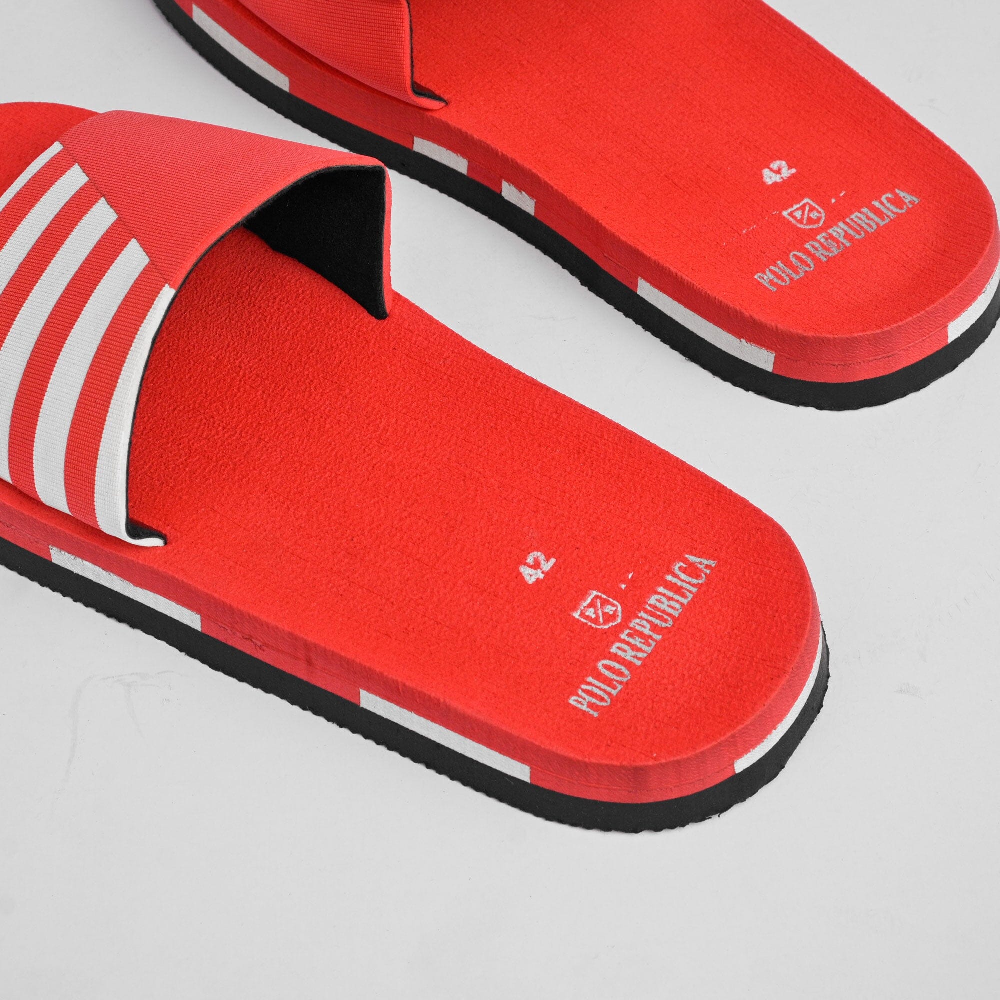 Polo Republica Men s Striped Design Soft Slides