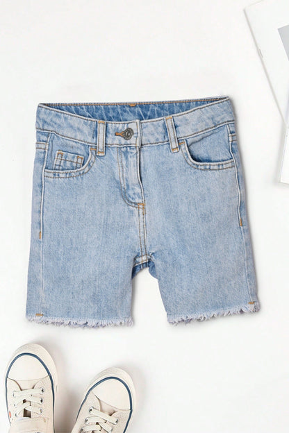 Cut Label Girl's Colmar Denim Shorts Girl's Shorts HAS Apparel 