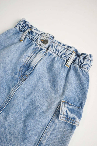 Cut Label Girl's Toulon Denim Skirt Girl's Skirt HAS Apparel 