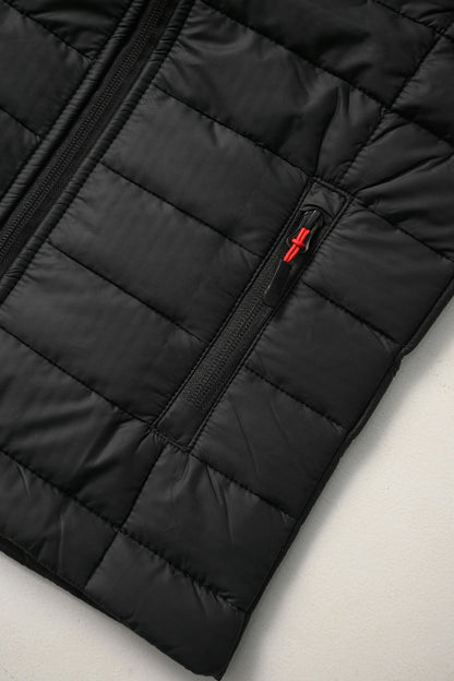 ZL Boy's Contrast Zipper Puffer Gilet