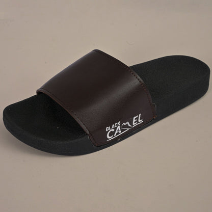 Black Camel Men's Blitar Soft Slides Men's Shoes Hamza Traders Chocolate EUR 39 