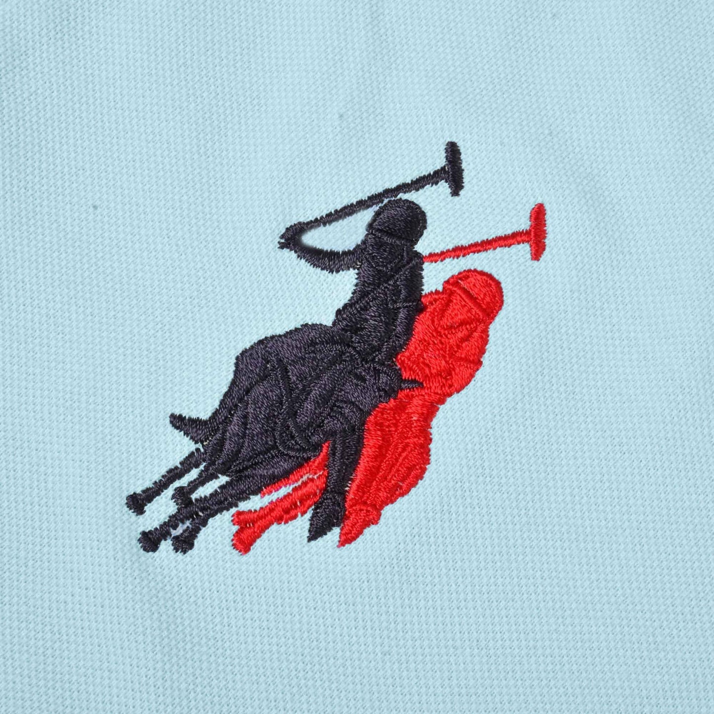 Polo Republica Men's Two Polo Horse Rider & Flag Crest Embroidered Polo Shirt Men's Polo Shirt Polo Republica 