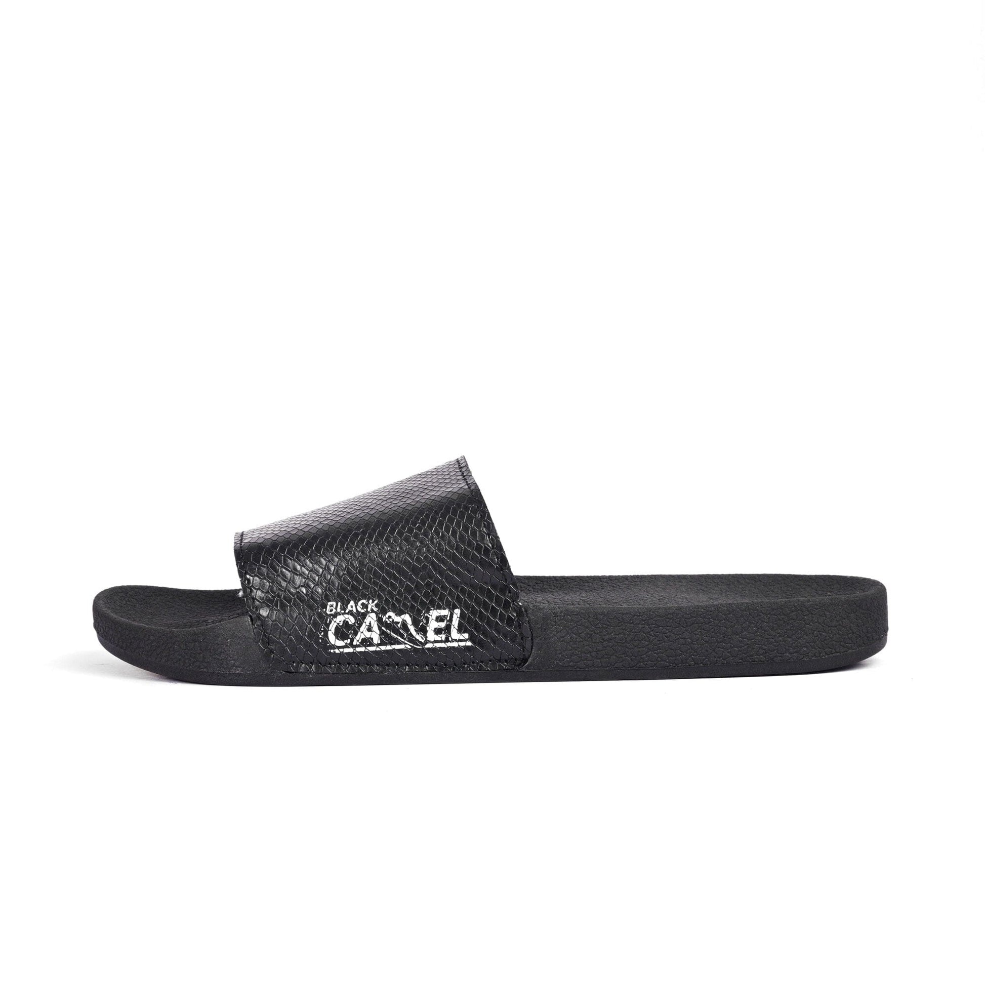 Black Camel Men's Henith Texture Design Printed Design Slides Men's Shoes Hamza Traders 