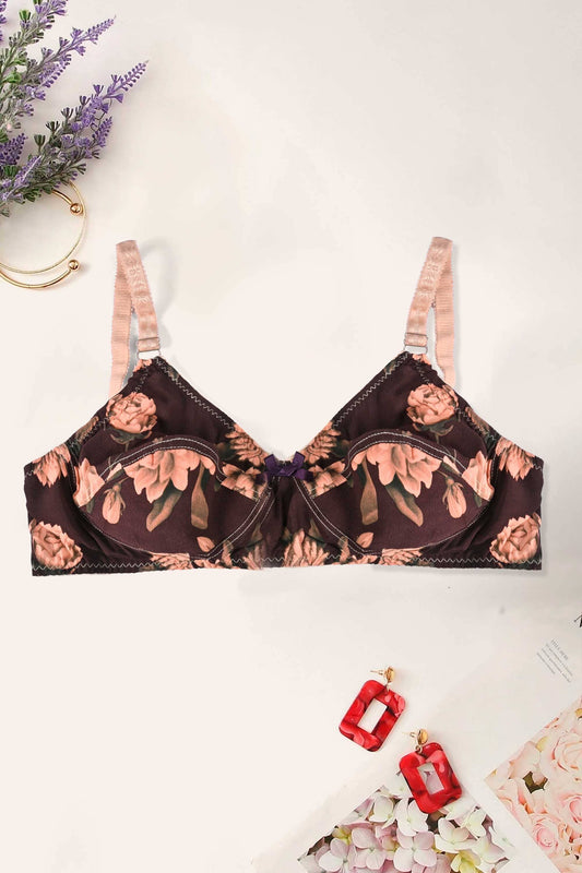 Women's Brasilia Printed Comfort Linen Bra Women's Lingerie SRL 