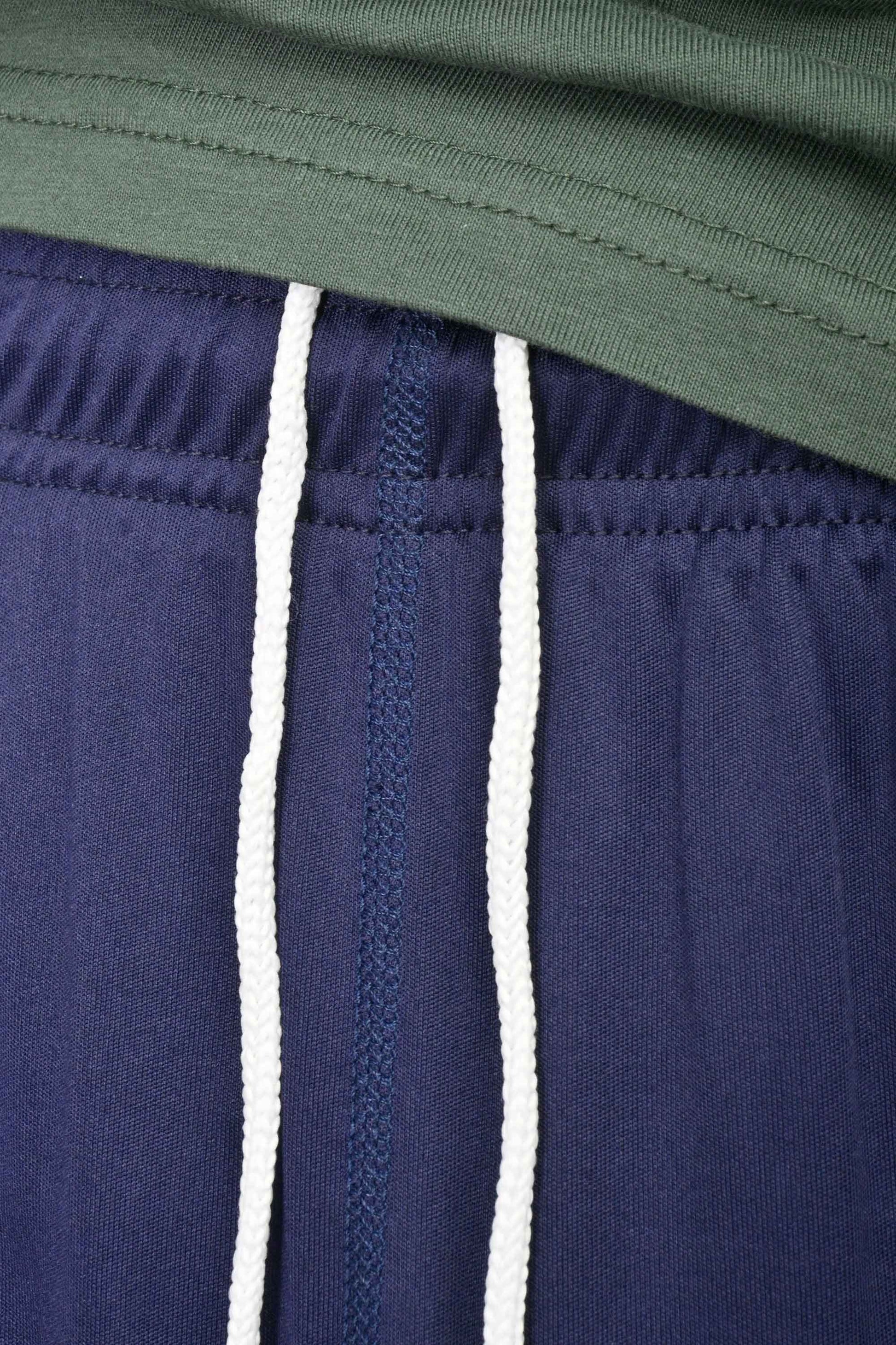 Men's Embroidered Logo & Stripes Style Activewear Trousers